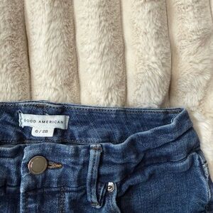 Good American High Rise Blue Jeans